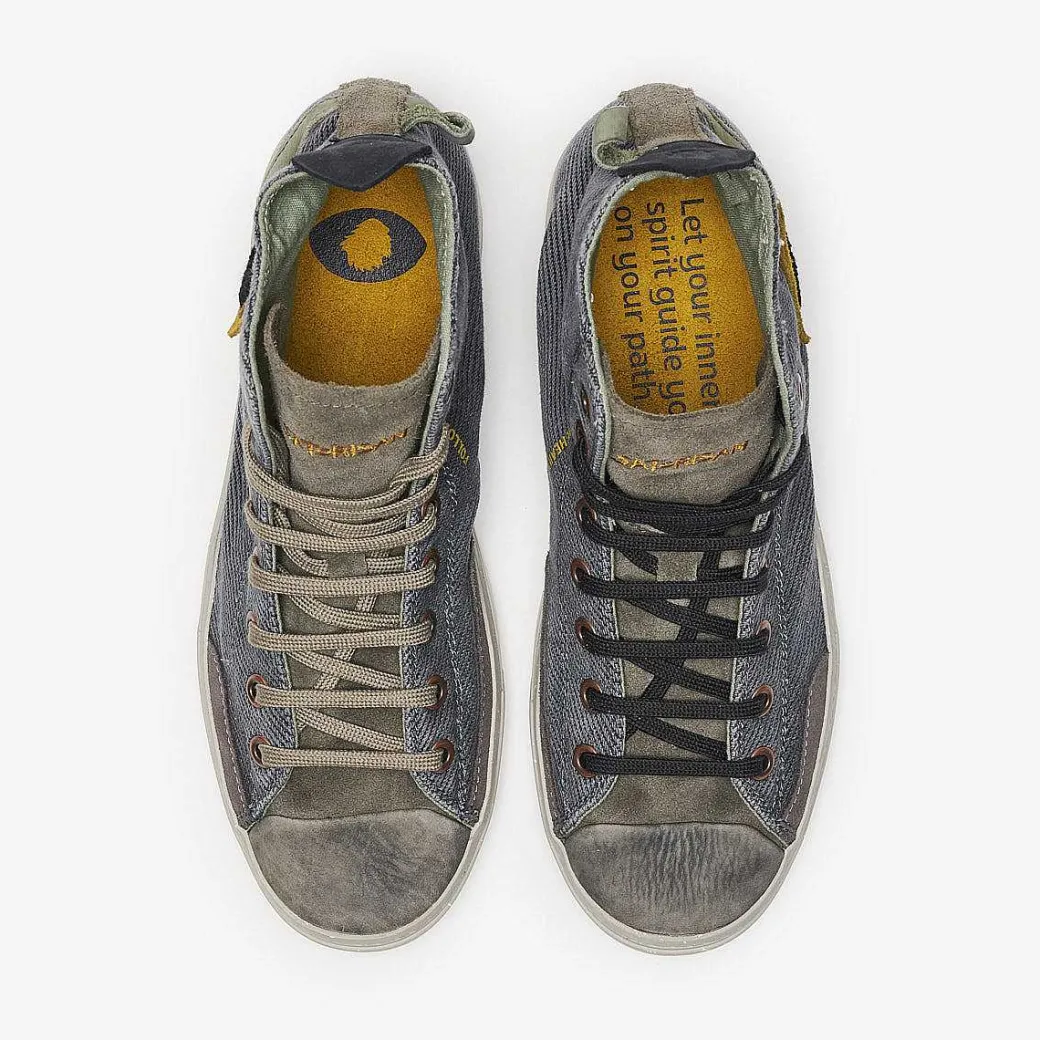 Men Satorisan Trainers^Koto Mid Cotton Vintage