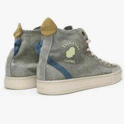 Men Satorisan Trainers^Koto Mid Cotton Vintage