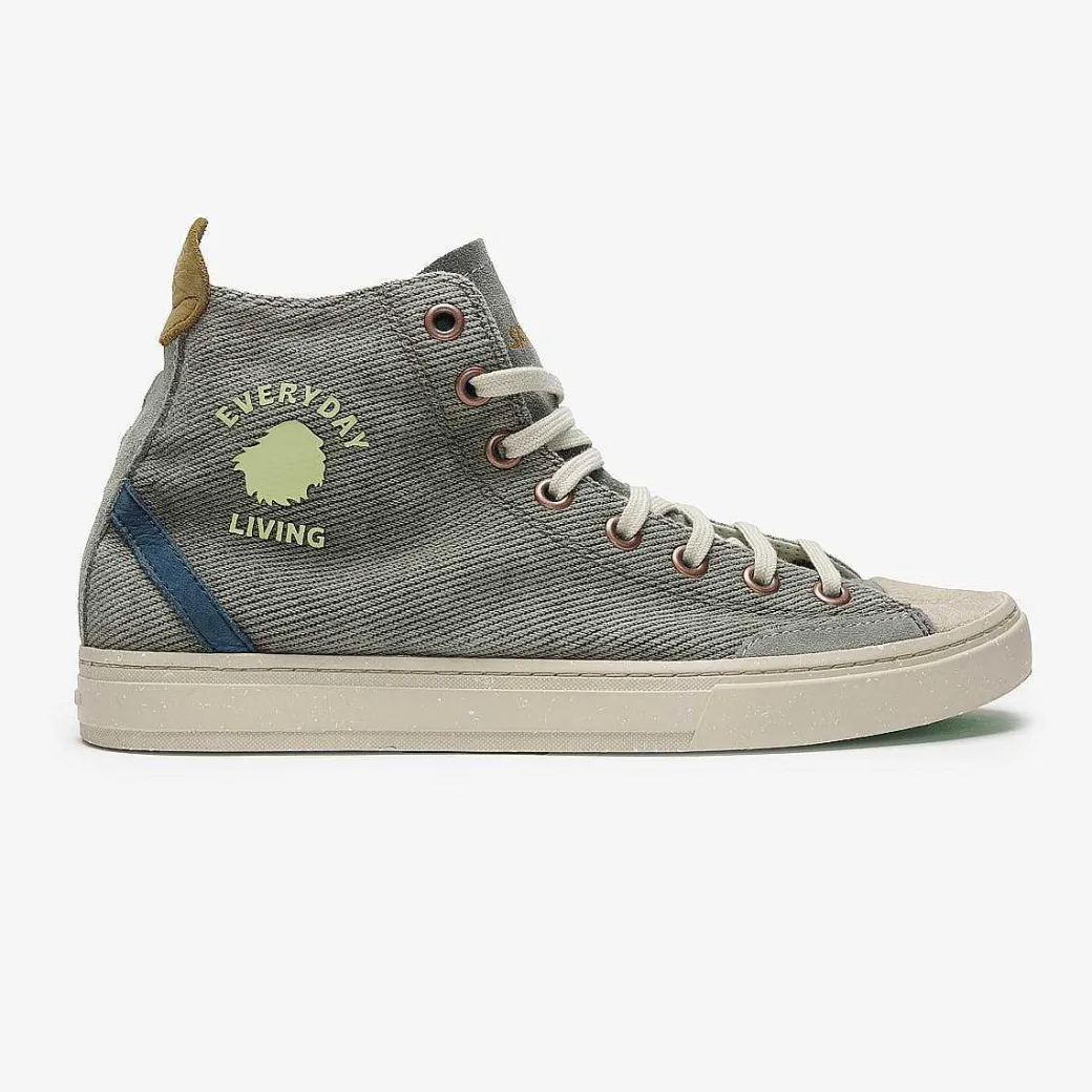 Men Satorisan Trainers^Koto Mid Cotton Vintage