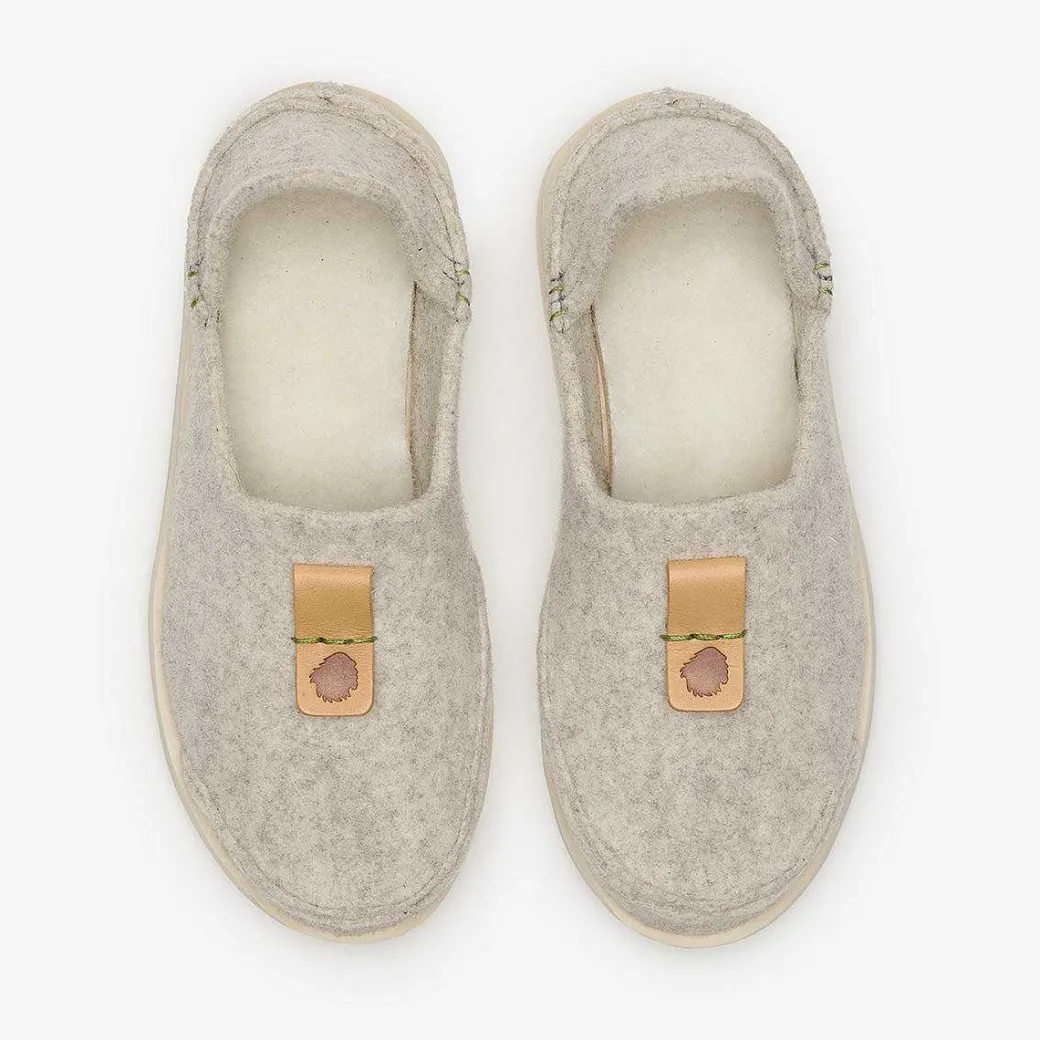 Men Satorisan Slip On^Uwabaki Wool