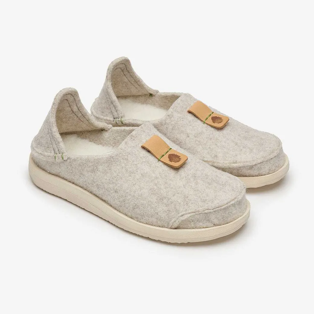 Men Satorisan Slip On^Uwabaki Wool