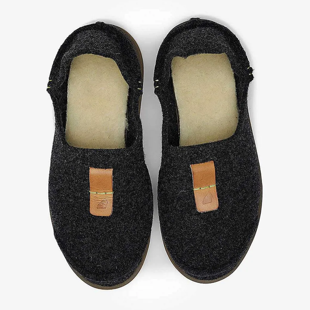 Men Satorisan Slip On^Uwabaki Wool